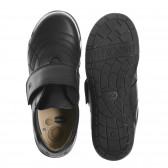 Μαύρα δερμάτινα παπούτσια Chicco με velcro Chicco 246895 3