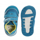 Αθλητικά παπούτσια με δερμάτινες λεπτομέρειες για μωρό, μπλε Chicco 246959 3