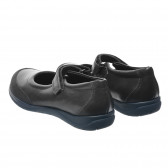 Δερμάτινα παπούτσια τύπου μπαλαρίνα, μαύρα Chicco 247208 2