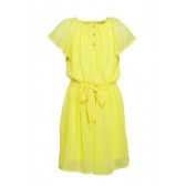 Φόρεμα με εικονική διακόσμηση, κίτρινο Name it 247260 2