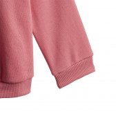 Σετ αθλητικής μπλούζας με παντελόνι French Terry, ροζ Adidas 247671 4