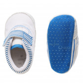 Μπότες σε λευκές και μπλε ρίγες για ένα μωρό Chicco 247923 3