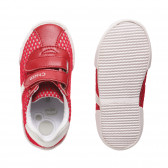 Πάνινα παπούτσια με λευκές πινελιές, με κόκκινο χρώμα Chicco 248000 3