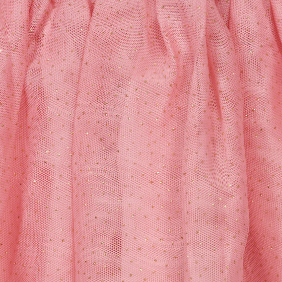 Βαμβακερή φούστα με τούλι, ροζ Chicco 248060 2