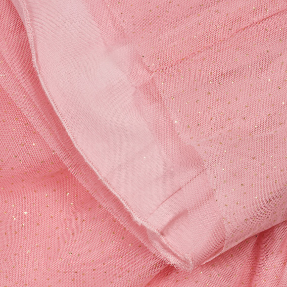 Βαμβακερή φούστα με τούλι, ροζ Chicco 248062 3