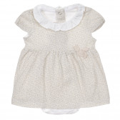 Βαμβακερό φόρεμα τύπου σώματος με λουλουδάτο τύπωμα για ένα μωρό Chicco 248071 