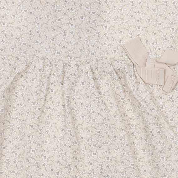 Βαμβακερό φόρεμα τύπου σώματος με λουλουδάτο τύπωμα για ένα μωρό Chicco 248072 2