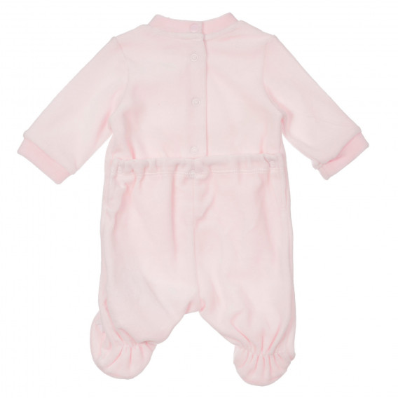 Βαμβακερό φορμάκι με επωνυμία απλικέ για μωρό, ροζ Chicco 248203 4