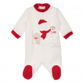 Βαμβακερό χριστουγεννιάτικο φορμάκι με αρκουδάκια για ένα μωρό Chicco 248219 