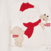 Βαμβακερό χριστουγεννιάτικο φορμάκι με αρκουδάκια για ένα μωρό Chicco 248222 4
