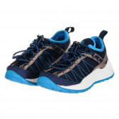 Υφαντικά πάνινα παπούτσια με ελαστικά κορδόνια, μπλε Timberland 248248 