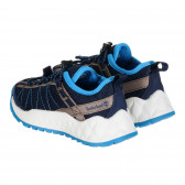 Υφαντικά πάνινα παπούτσια με ελαστικά κορδόνια, μπλε Timberland 248249 2