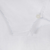 Βαμβακερή αμάνικη μπλούζα για ένα μωρό, λευκό Chicco 248256 2