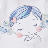 Βαμβακερή μπλούζα με γραφικό σχέδιο για ένα μωρό, λευκό. Chicco 248291 2
