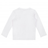 Βαμβακερή μπλούζα με καρδιά για λευκό μωρό Chicco 248297 4