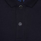 Βαμβακερό μπλουζάκι με γιακά για ένα μωρό, σκούρο μπλε Chicco 248299 2
