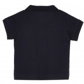 Βαμβακερό μπλουζάκι με γιακά για ένα μωρό, σκούρο μπλε Chicco 248301 4