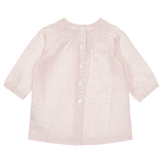 Βαμβακερό φόρεμα για ένα μωρό, ροζ Chicco 248305 4