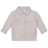 Βαμβακερό πουκάμισο με δύο τσέπες για ένα μωρό, γκρι Chicco 248322 