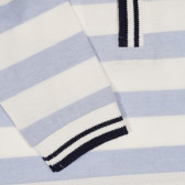 Ριγέ μπλούζα με μακριά μανίκια για ένα μωρό σε λευκό και μπλε Chicco 248336 3