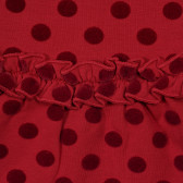 Βαμβακερό φόρεμα με εικονογραφημένο τύπωμα, κόκκινο Chicco 248343 2