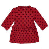 Βαμβακερό φόρεμα με εικονογραφημένο τύπωμα, κόκκινο Chicco 248345 4