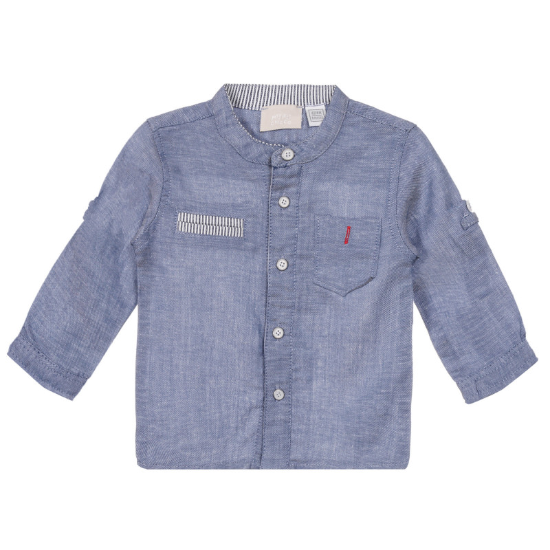 Τζιν πουκάμισο για μωρό, μπλε  248382
