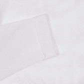 Βαμβακερή μπλούζα με μακριά μανίκια αγωνιστικό αυτοκίνητο, λευκό Chicco 248413 3
