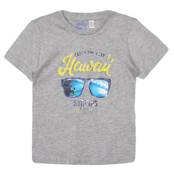 Μπλουζάκι από Χαβάη, γκρι Chicco 248441 