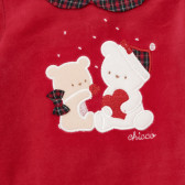 Φόρεμα με Χριστουγεννιάτικα μοτίβα για ένα μωρό, κόκκινο Chicco 248465 2