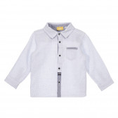 Βαμβακερό πουκάμισο με εικονικό σχέδιο για μωρό, γαλάζιο Chicco 248472 
