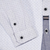 Βαμβακερό πουκάμισο με εικονικό σχέδιο για μωρό, γαλάζιο Chicco 248474 3
