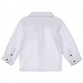 Βαμβακερό πουκάμισο με εικονικό σχέδιο για μωρό, γαλάζιο Chicco 248475 4