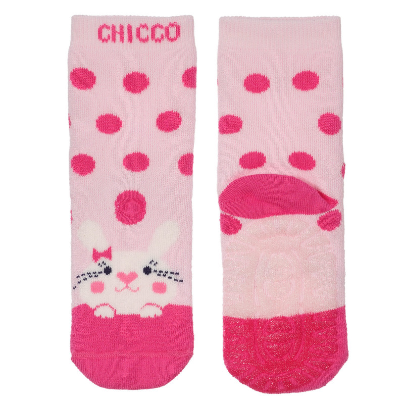 Κάλτσες με κουνέλι, ροζ  248480