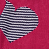 Βαμβάκι πουλόβερ με απλικέ καρδιά για ένα μωρό, ροζ Chicco 248515 3