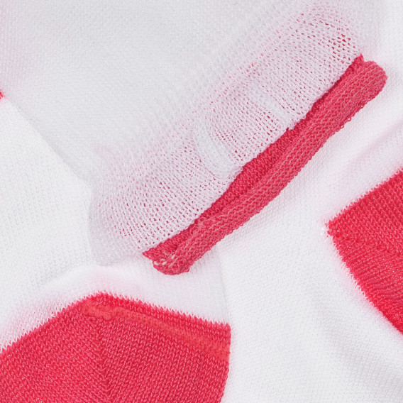 Κάλτσες με κόκκινες πινελιές για ένα μωρό, λευκό Chicco 248517 2