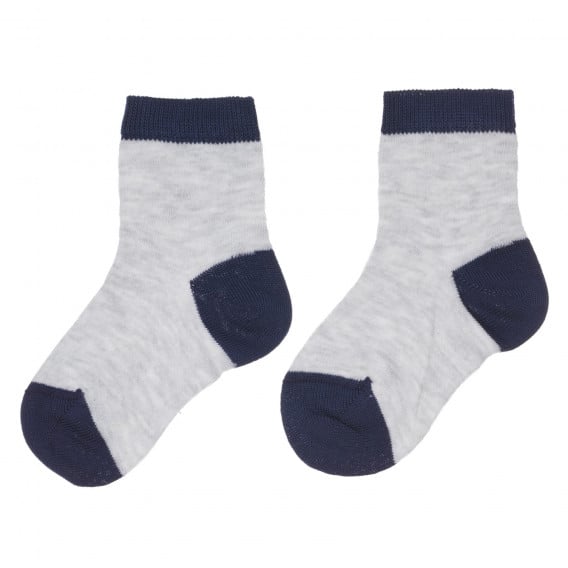 Σετ από δύο ζευγάρια κάλτσες με αστέρια σε γκρι και μπλε Chicco 248530 3