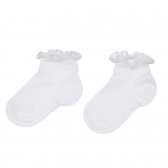 Κάλτσες με βολάν, για ένα μωρό, λευκό Chicco 248536 