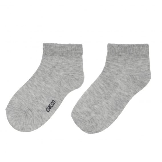 Σετ από δύο ζευγάρια βρεφικές κάλτσες, γκρι Chicco 248542 3