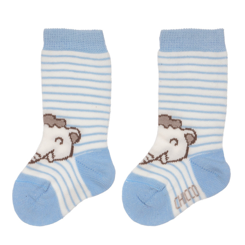 Ριγέ κάλτσες για ένα μωρό  248559