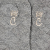 Κεντημένες κάλτσες για ένα μωρό, γκρι Chicco 248570 2