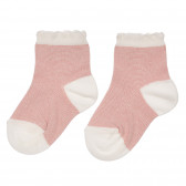 Κάλτσες με γυαλιστερά νήματα, ροζ Chicco 248595 