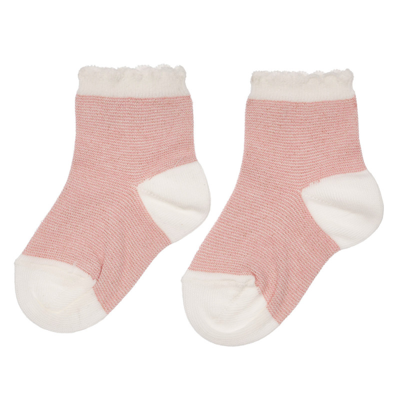 Κάλτσες με γυαλιστερά νήματα, ροζ  248595