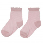 Σετ τριών ζευγαριών βρεφικών κάλτσες, σε ροζ χρώμα Chicco 248644 4