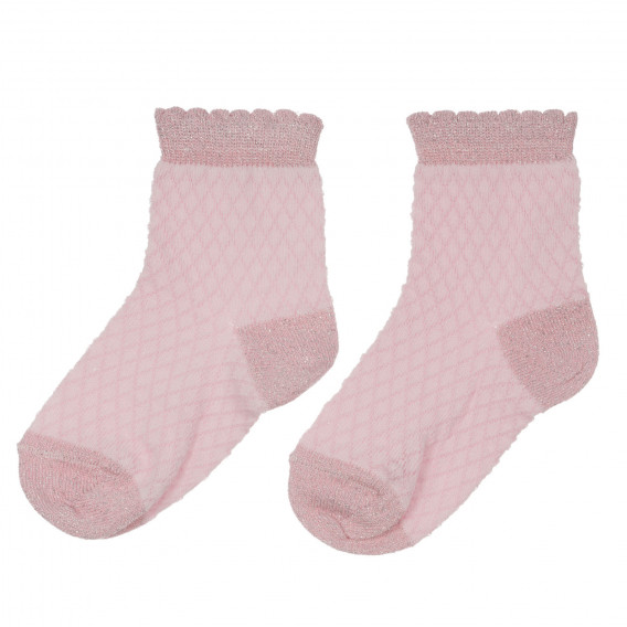 Σετ τριών ζευγαριών βρεφικών κάλτσες, σε ροζ χρώμα Chicco 248644 4