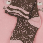 Σετ από δύο ζευγάρια κάλτσες σε ροζ και καφέ Chicco 248662 2