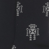 Σετ από δύο ζευγάρια παιδικές κάλτσες, σκούρο μπλε Chicco 248690 2