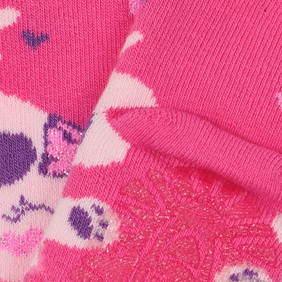 Κάλτσες με τύπωμα ποντικιού, ροζ Chicco 248705 2