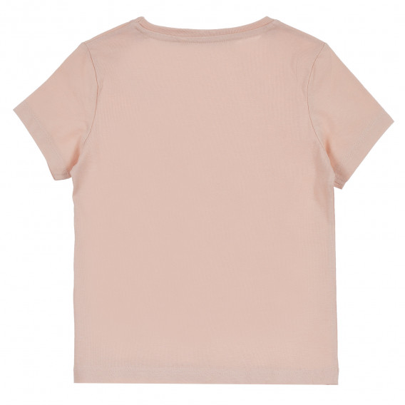 Μπλουζάκι από οργανικό βαμβάκι με σχέδιο θάλασσας, ροζ Name it 248796 5