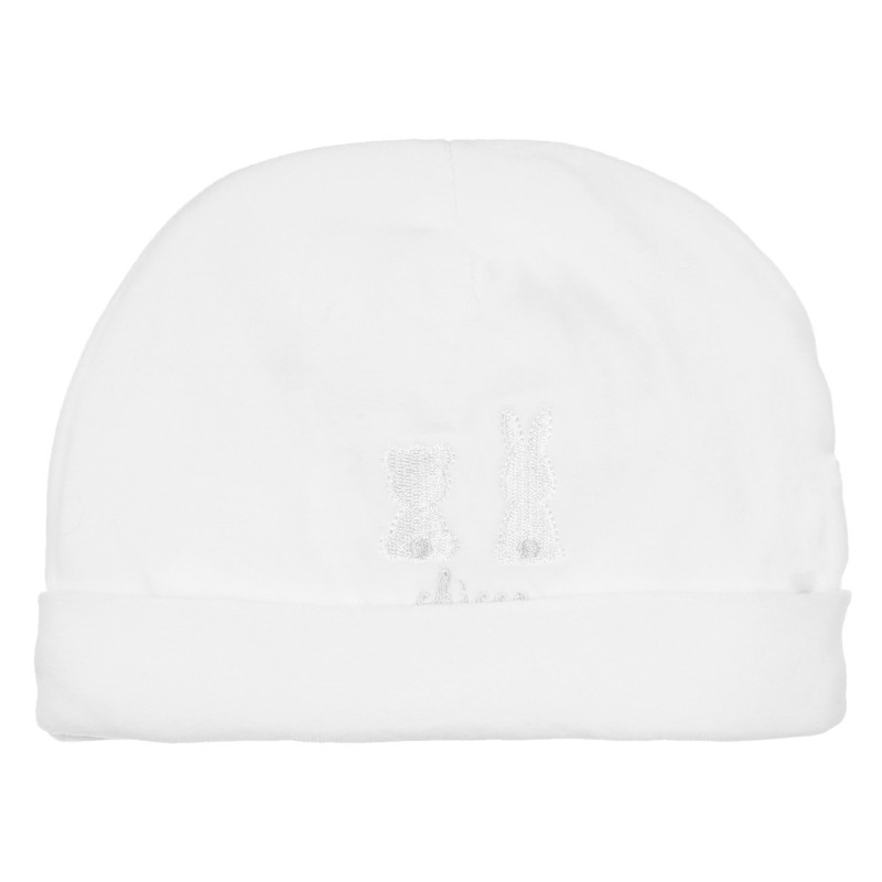Καπέλο με απλικέ για μωρό, λευκό  248859